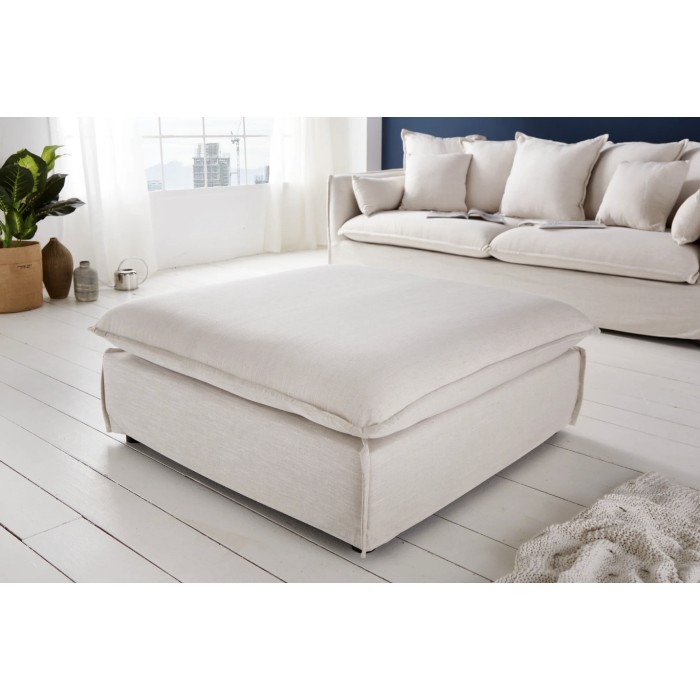 Pouf KALIA blanc