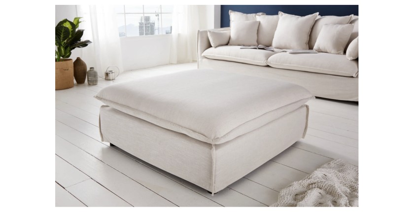 Pouf KALIA blanc