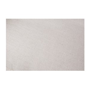 Zoom sur la texture du pouf KALIA blanc