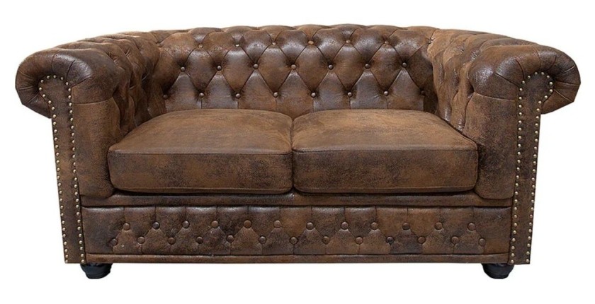 Canapé 2 places EDGAR marron