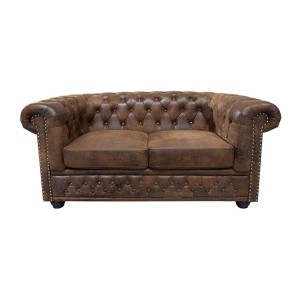 Canapé 2 places EDGAR marron