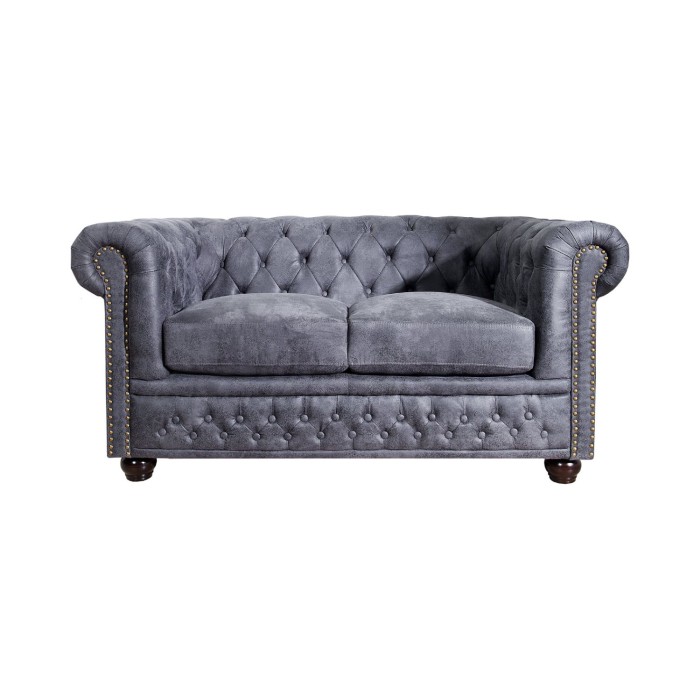 Canapé 2 places EDGAR gris