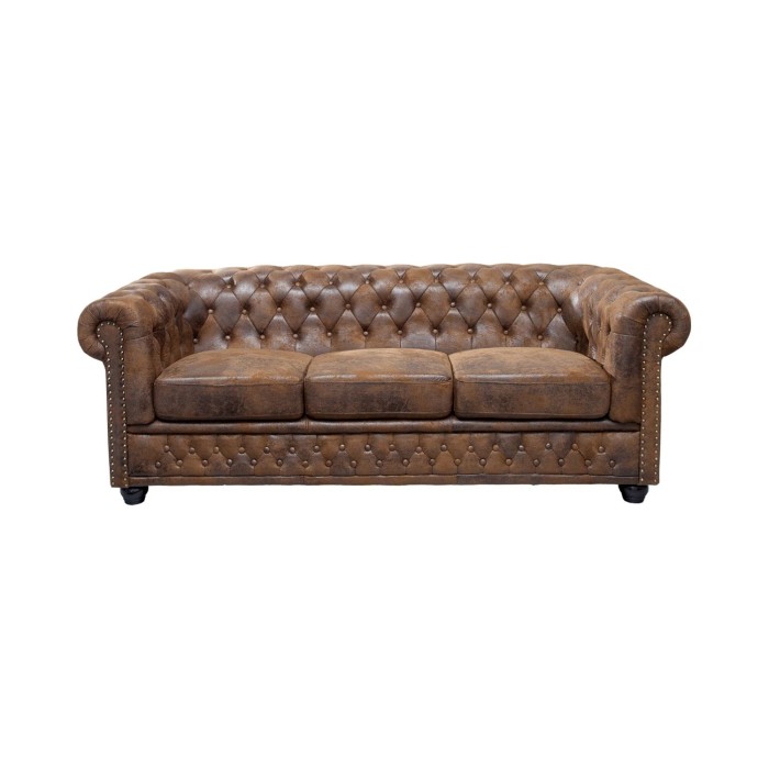 Canapé 3 places EDGAR marron