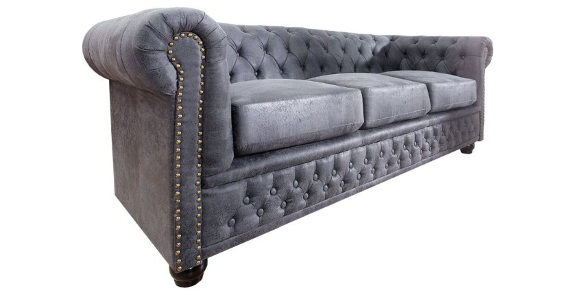 Canapé 3 places EDGAR gris