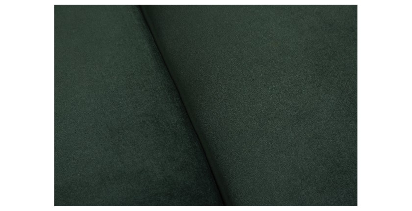 Zoom sur la texture du canapé 3 places EDGAR vert
