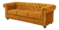 Canapé 3 places EDGAR jaune moutarde