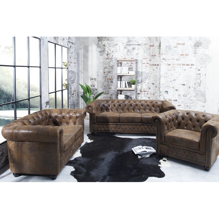 Sillón EDGAR – Marrón – Estilo barroco