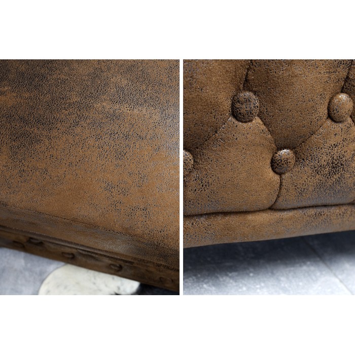Sillón EDGAR – Marrón – Estilo barroco