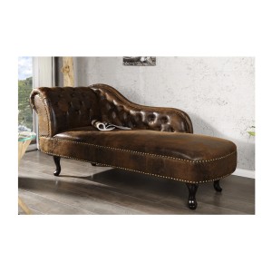 Méridienne EDGAR marron mise en situation