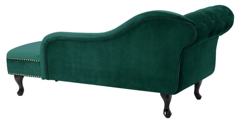 Méridienne EDGAR verte vu de dos