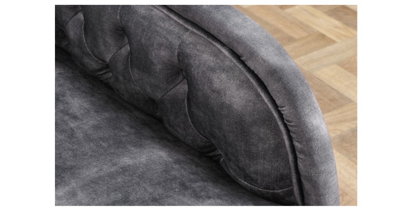 Zoom sur les détails de la méridienne EDGAR grise perle