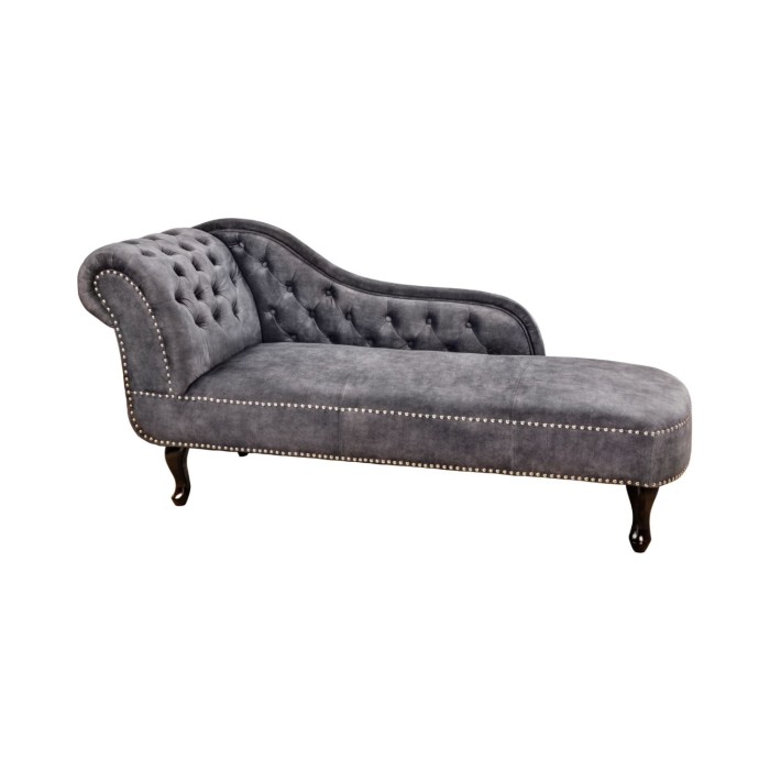 Méridienne EDGAR grise perle