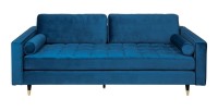 Canapé 3 places KOLIRI bleu