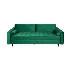 Canapé 3 places KOLIRI vert émeraude