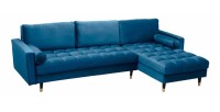 Canapé d'angle KOLIRI bleu