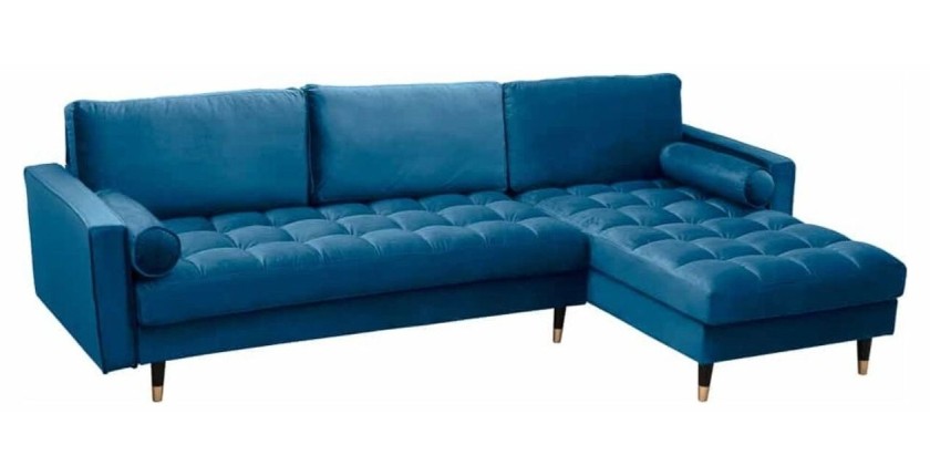 Canapé d'angle KOLIRI bleu