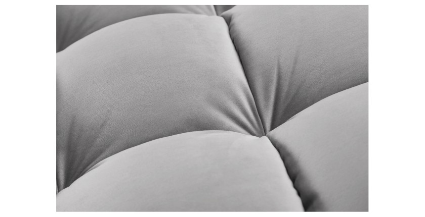 Zoom sur le motif du canapé d'angle KOLIRI gris