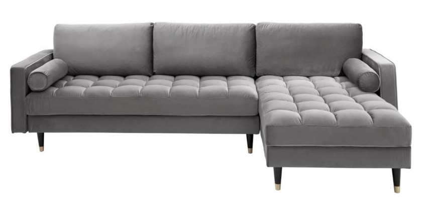 Canapé d'angle KOLIRI gris