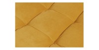Zoom sur le motif du pouf KOLIRI jaune