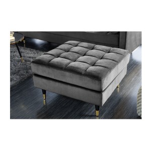 Pouf KOLIRI gris mis en situation