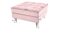 Dimensions du pouf KOLIRI rose