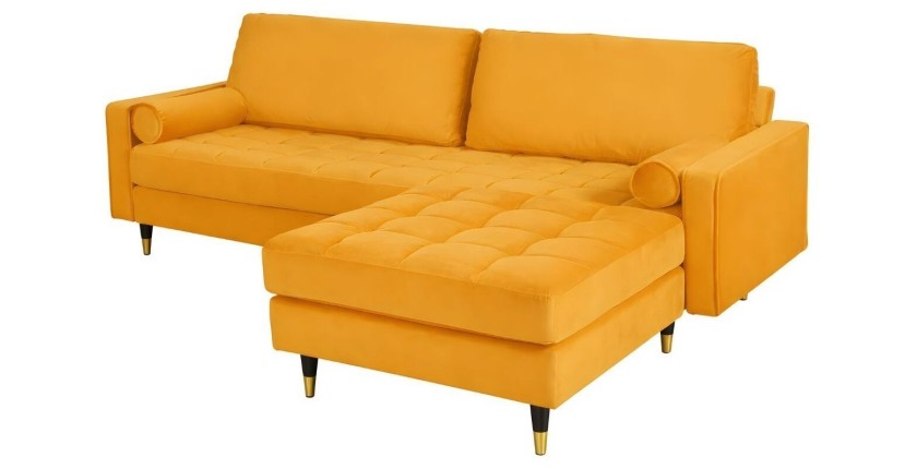 Canapé et pouf KOLIRI jaune