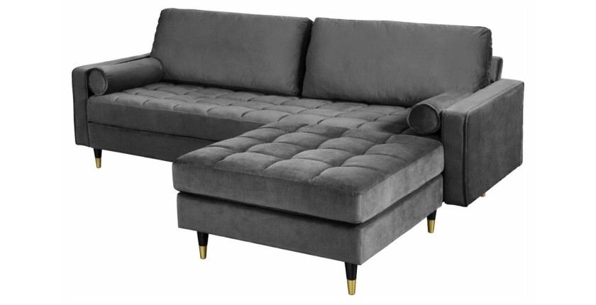 Canapé et pouf KOLIRI gris