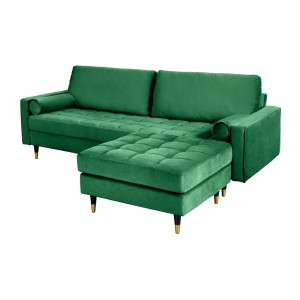 Canapé et pouf KOLIRI vert