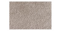 Zoom sur la texture du canapé convertible droit en tissu bouclette beige de la collection MILES