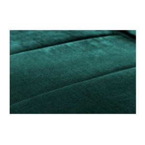 Divano dritto DANNA verde smeraldo – Divano scandinavo convertibile in velluto
