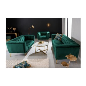 Canapé droit NORA vert en 165cm avec les autres modèles