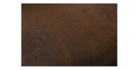 Zoom sur la texture du canapé d'angle VELENA marron