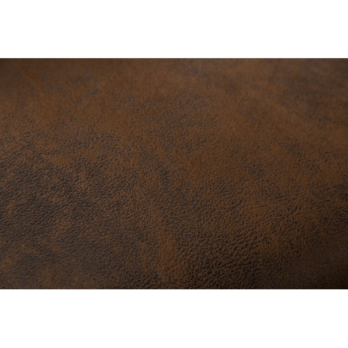 Ecksofa VELENA braun – Barocksofa aus Mikrofaser mit Massivholzstruktur