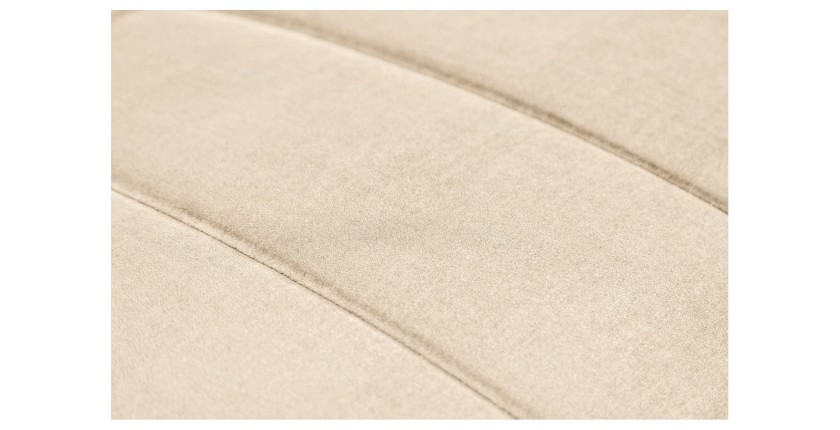 Zoom sur la texture du canapé convertible FILI blanc