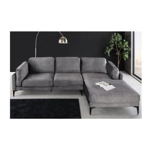 Canapé d'angle URBANE gris vu de haut