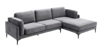 Canapé d'angle URBANE gris