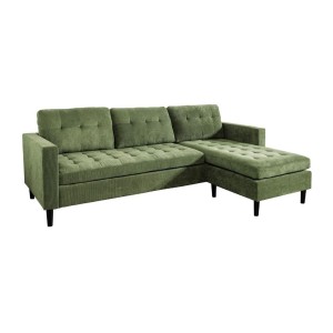 Canapé avec angle réversible CITY vert
