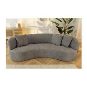 Canapé SOREN gris vu de face