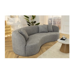 Canapé SOREN gris vu de côté