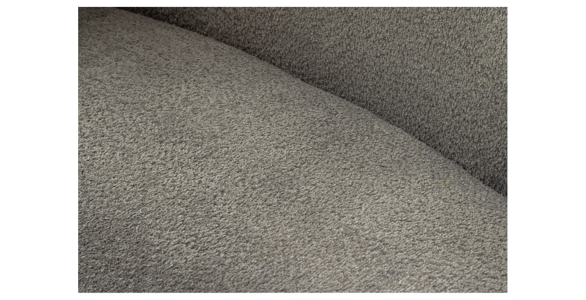 Zoom sur la texture du canapé SOREN gris