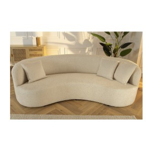 Canapé SOREN blanc vu de face