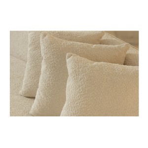 Zoom sur les coussins du canapé XL SOREN blanc
