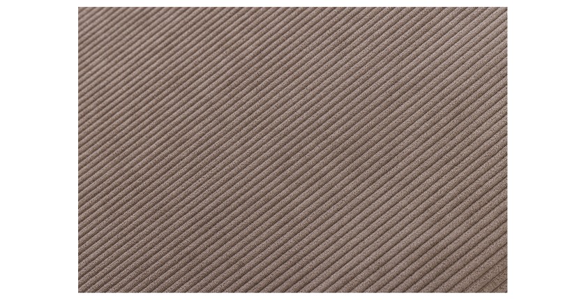 Zoom sur la texture du canapé convertible CALDERO coloris taupe