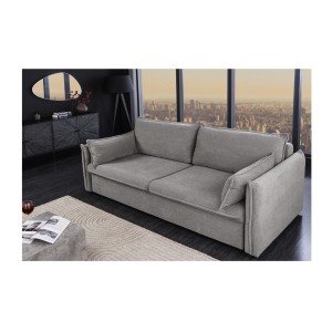 Canapé convertible CALDERO gris mis en situation