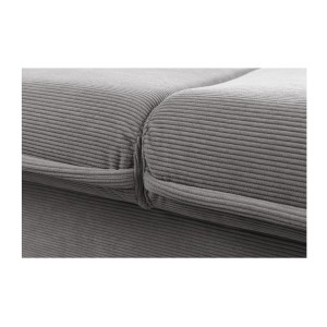 Zoom sur l'assise du canapé convertible CALDERO gris