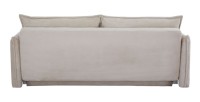 Canapé convertible CALDERO beige vu de dos