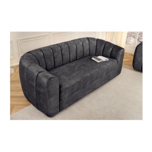 Canapé MYSTO gris anthracite vu de près