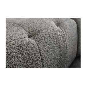 Zoom sur le motif du canapé droit IMPERIA gris