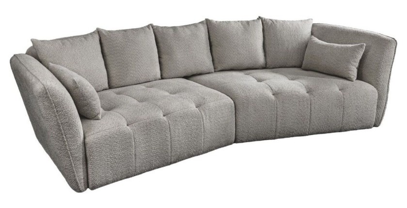 Canapé droit IMPERIA gris