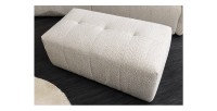 Pouf IMPERIA blanc champagne mis en situation